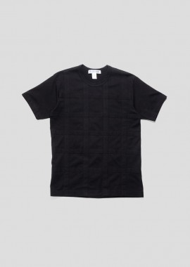 COMME DES GARÇONS SHIRT - COMME DES GARÇONS SHIRT Ανδρικό Μαύρο Textured-Finish T-shirt