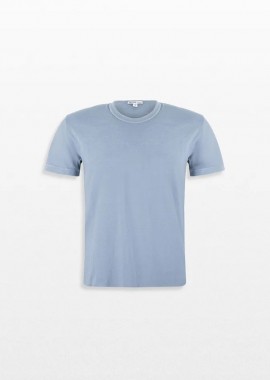 +39MASQ - +39MASQ Ανδρικό Μπλε Men's T-Shirt Round Neck