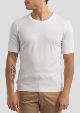 GRAN SASSO - GRAN SASSO Ανδρικό Λευκό Slik T-shirt