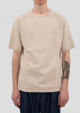 ASPESI Ανδρικό Μπεζ Cotton Knit T-shirt