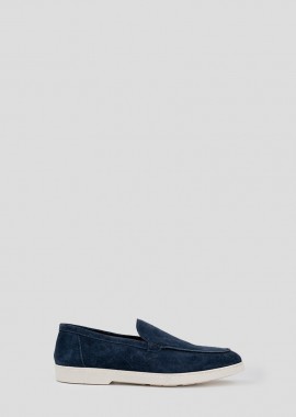 DOUCAL'S Ανδρικό Μπλε Men's Loafers In Blue
