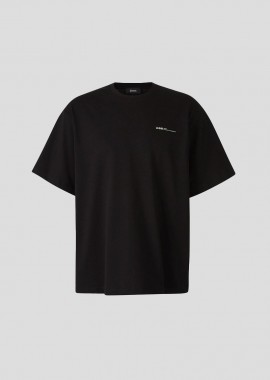 HERNO Ανδρικό Μαύρο Laminar Cotton Logo T-shirt
