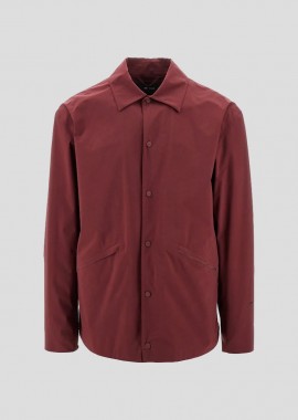 HERNO - HERNO Ανδρικό Κόκκινο Windstopped Laminar Overshirt