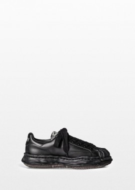 MAISON MIHARA YASUHIRO Ανδρικό Μαύρο Blakey Leather Low Cut Sneakers