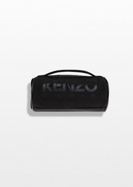 KENZO Ανδρικό Μαύρο Logo-Print Tote Bag