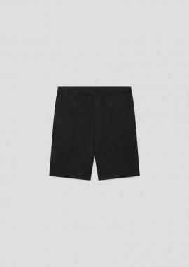 UNITY Ανδρικό Μαύρο Bermuda Shorts Wip Linen