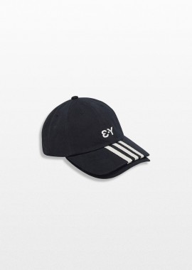 Y-3 Ανδρικό Μαύρο Black Stripes Hat