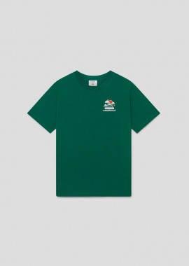 CASABLANCA Ανδρικό Πράσινο Montagne Ondulèe T-Shirt