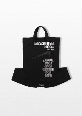 BLACK COMME DES GARÇONS Ανδρικό Μαύρο Tote Bag