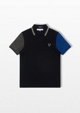 COMME DES GARÇONS SHIRT - COMME DES GARÇONS SHIRT Ανδρικό Μαύρο Fred Perry Short Sleeve Polo Shirt