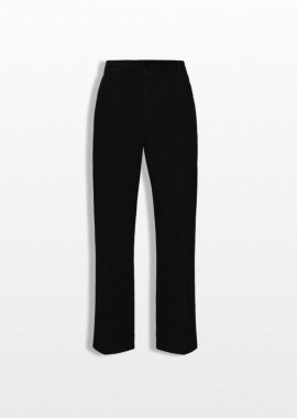 MONCLER Ανδρικό Μαύρο Corduroy Tailored Trousers