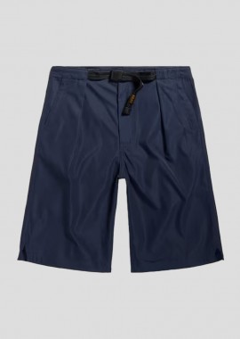 G-STAR Ανδρικό Μπλε Pleated Chino Belt Shorts
