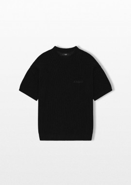 AMIRI Ανδρικό Μαύρο Crochet Mesh T-Shirt