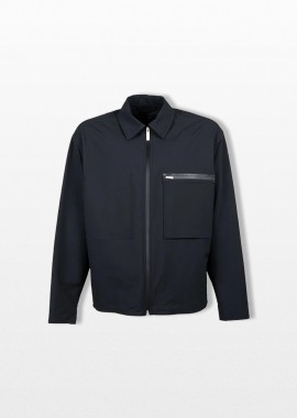 HERNO - HERNO Ανδρικό Μαύρο Laminar Shacket In Comfort Tech