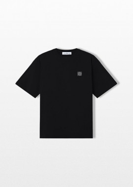 STONE ISLAND Ανδρικό Μαύρο Regular Fit T-Shirt