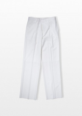 LARDINI Ανδρικό Λευκό Relaxed Fit Trousers
