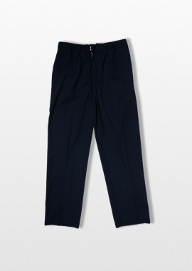 LARDINI Ανδρικό Μαύρο Clean-Cut Wool Trousers