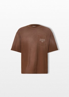 ACNE STUDIOS Ανδρικό Καφέ Oversized T-Shirt