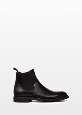 PHILIPPE LANG Ανδρικό Μαύρο Leather Chelsea Boots