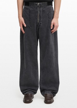 ARIES Ανδρικό Μαύρο Canvas Walking Pant