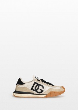 DOLCE&GABBANA - DOLCE&GABBANA Ανδρικό Λευκό Αthletic Fabric Sneakers