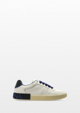 DOLCE&GABBANA - DOLCE&GABBANA Ανδρικό Λευκό Portofino Sneakers