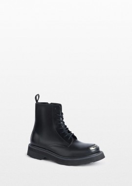 KENZO Ανδρικό Μαύρο Lace Up Boots