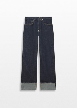 KENZO Ανδρικό Μπλε Turn Up Jeans