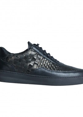 FILLING PIECES Ανδρικό Μαύρο Low Mondo Plain Woven Black