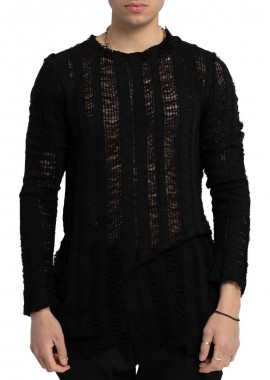 ISSI Ανδρικό Μαύρο Raw-Trim Jumper