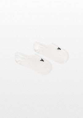 Y-3 Ανδρικό Λευκό No Show Socks