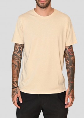 MONK Ανδρικό Cotton T-shirt In Beige