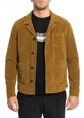 OFFICINA 36 - OFFICINA 36 Ανδρικό Καφέ Flap Pocket Shirt