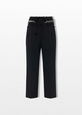 MAISON MARGIELA Ανδρικό Μαύρο Lining Trousers