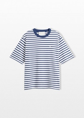 AMI PARIS Ανδρικό Μπλε Mariniere T-Shirt