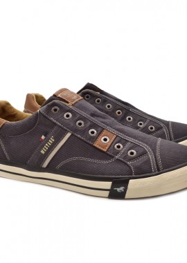 MUSTANG SNEAKER 4072-404-9 ΜΑΥΡΟ