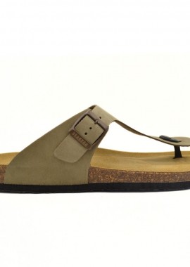 PLAKTON ΑΝΔΡΙΚΟ ΣΑΝΔΑΛΙ 175081 NOBUCK 2 KAKI EVA