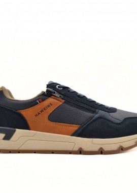 HAWKINS PREMIUM - HAWKINS MENS SNEAKER LF-0703 NAVY