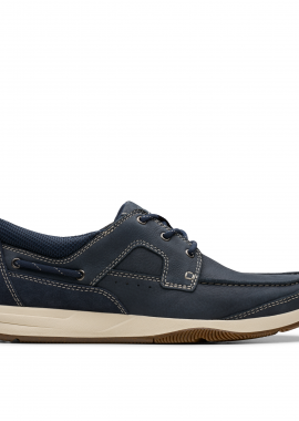 CLARKS ΑΝΔΡΙΚΟ CASUAL Sailview Lace 26176972 Navy Nubuck