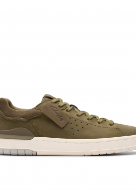 CLARKS ΑΝΔΡΙΚΟ CASUAL Courtlite2 Run 26181324 Olive Nubuck