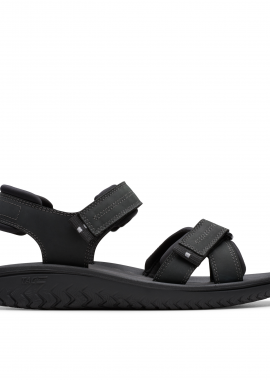 CLARKS ΑΝΔΡΙΚΟ CASUAL Wesley Shore 26182010 Black Leather