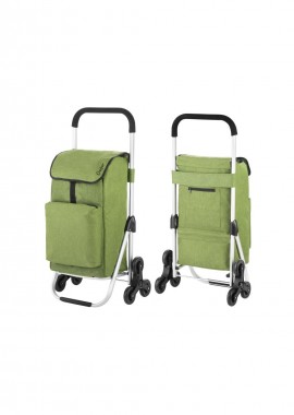 Cruiser Υφασμάτινο Καρότσι Λαϊκής Πτυσσόμενο Πράσινο 47x33x97cm 650069
