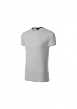 Malfini Ανδρικό Διαφημιστικό T-shirt Κοντομάνικο σε Γκρι Χρώμα MLI-153A4