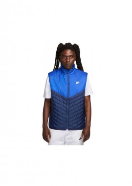 Nike Αμάνικο Ανδρικό Μπουφάν Μπλε FB8201-410