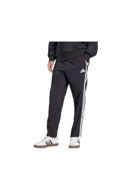 Men's adidas Essentials 3Stripes Stanford Open Hem Pants Black JC8491