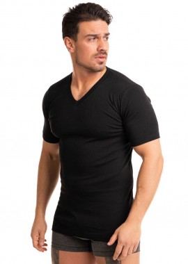 ΦΑΝΕΛΑ ΑΝΔΡΙΚΗ ΜΕ V GIORGIO ΜΑΥΡΟ Μαύρο