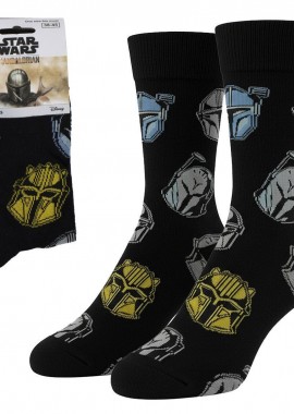 Star Wars The Mandalorian μακριά κάλτσα ενηλίκων Νο 38-45 Μαύρο