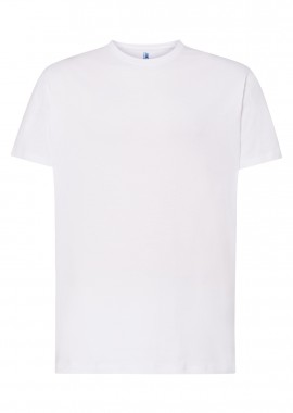 Jhk - JHK TSRA-150 Ανδρικό Κοντομάνικο T-shirt Λευκό Λευκό