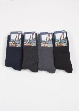 ΑΝΔΡΙΚΕΣ ΚΑΛΤΣΕΣ ΠΕΤΣΕΤΕ SPORT RACK 4 ΤΕΜ ΑΣΟΡΤΙ ΣΚΟΥΡΟ -