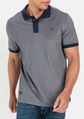 Camel Active Ανδρική Κοντομάνικη Polo Μπλούζα C241-409965-3P10 Σκούρο Γκρί